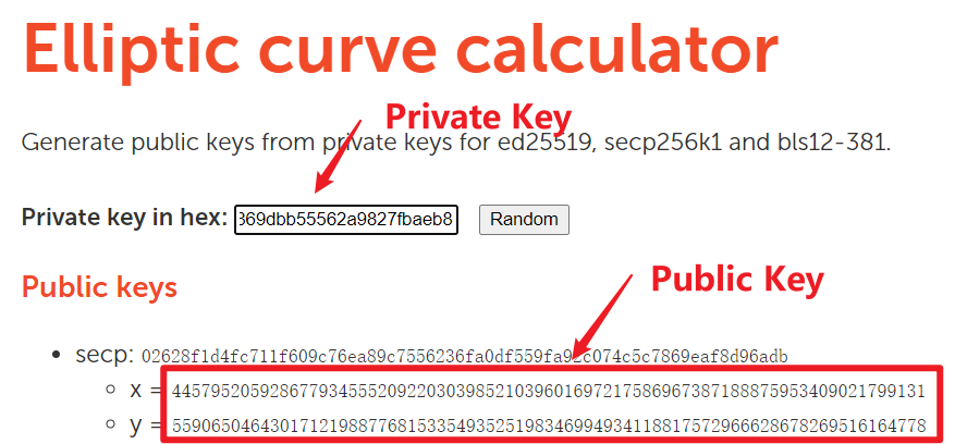 在线工具生成公钥